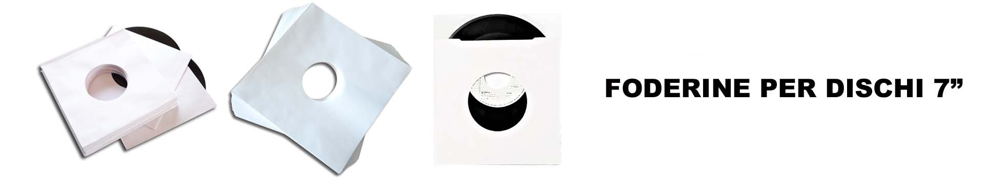 Foderine per dischi 7" (45 giri)